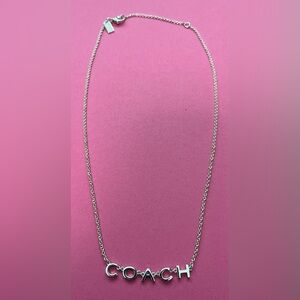 Sterling Silver Coach Brand Necklace